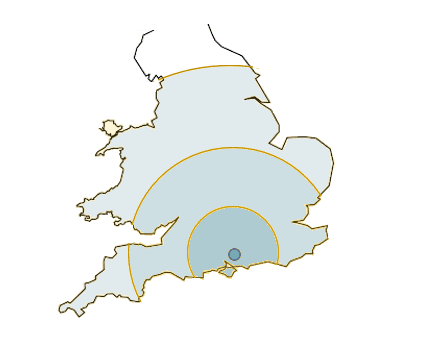 american sutters area map